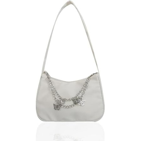 Damväska, Liten Retro Axelremsväska, Vintage Handväska, 90-tals Väska, Modeväskor Estetisk Handväska, Liten Clutch Underarmväska