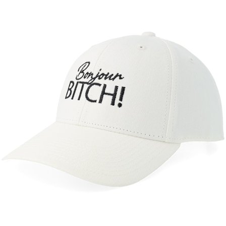 Scenes - Blanc adjustable Casquette - Bonjour B White Ajustable @ Hatstore