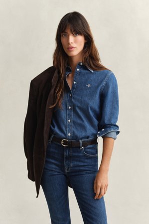 GANT Damen Jeanshemd (42) Indigo
