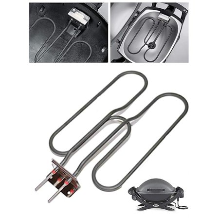 220V 1200W Grill Varmeelement Udskiftningssæt Til Q140 Q1400 65620 80342 FT