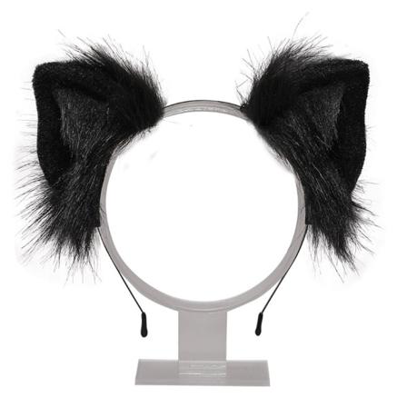Katt Rev Pig Faux Pels Ører Hodebånd Søt Halloween Håndlaget