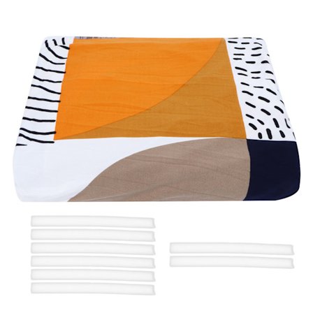 Geometrinen kuvio sohvanpäällinen joustava irrotettava suoja olohuoneen huonekaluille 2 istuttava