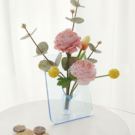 Ramme Vase Bordplate Dekorativ BLÅ