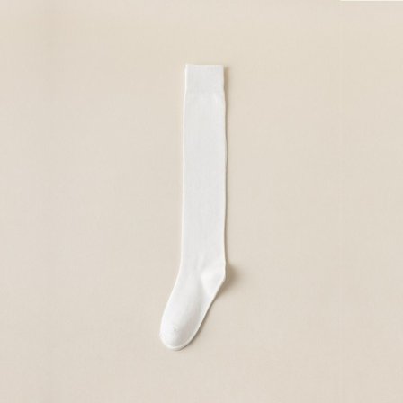 JK strumpor över knä strumpor VIT L L