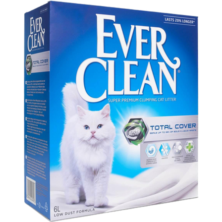 Ever Clean - Total Cover - Kattesand 10 L - Katt - Kattesand & kattestrø - Klumpdannende kattesand - ZOO.no