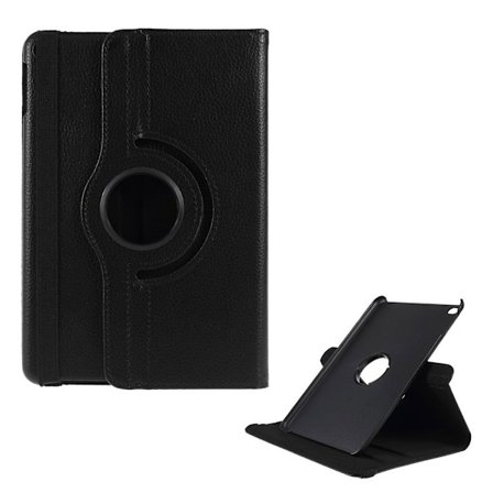 iPad Mini (2019) litsi nahkainen suojakotelo - Musta
