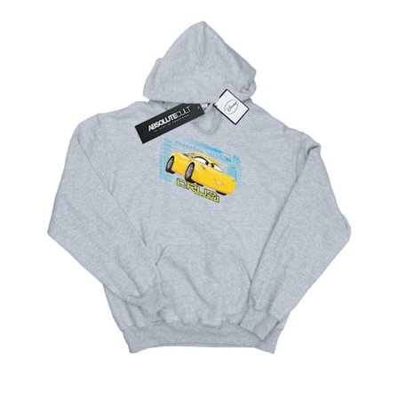 Disney Dam/Damer Cars Cruz Ramirez Hoodie L Heather Grey