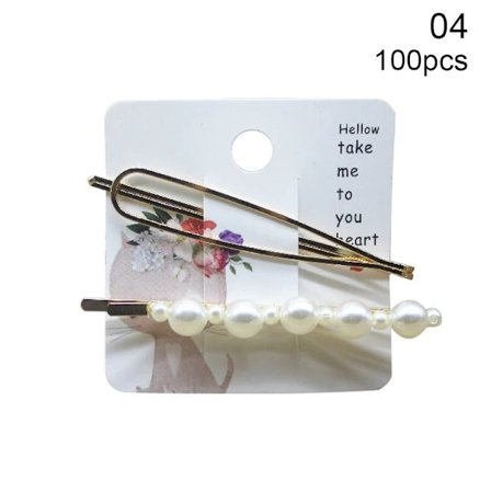 100 st/lot Hårnålsförpackningskort Kraftpapperskort 100 STK 04 100 st 04