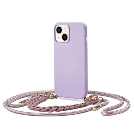 Tech-protect Iphone 14 Skal Icon Chain Violet