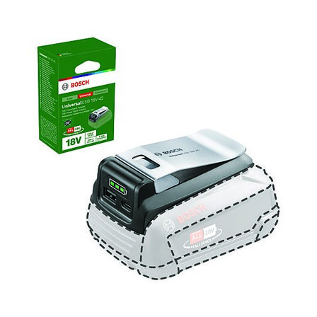 BOSCH Ladeadapter Universal USB 18V-45