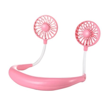 Lat Skulder-vifte, Nakkevifte, Bærbar Sports-vifte, Oppladbar Nakkevifte