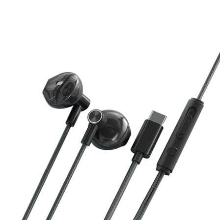 3,5 mm Type-C Hörlurar In-Ear Trådbundna Hörlurar med Mikrofon Headset