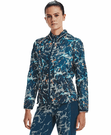 Under Armour STORM OutRun Cold Wmn Petrol Blue / Black / Reflective