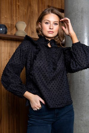 MISSMAYA - Maya Blouse Day Black - XS
