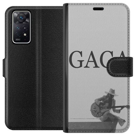 Yhteensopiva Lompakkokotelo Xiaomi Redmi Note 11 Pro 5G Stitch ympäröity mustikoilla söpössä kawaii-tyylisessä nallekarhussa