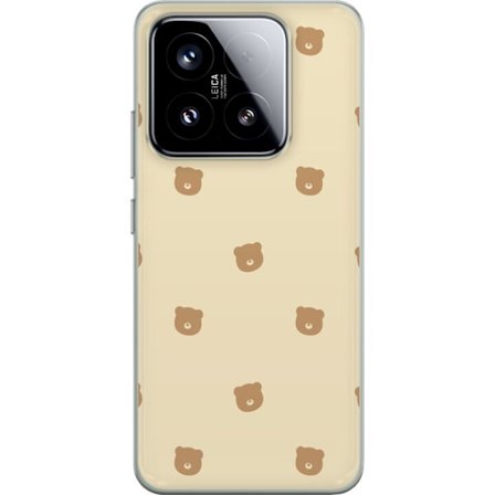 Mobilskal till Xiaomi 15 med Björnmönster