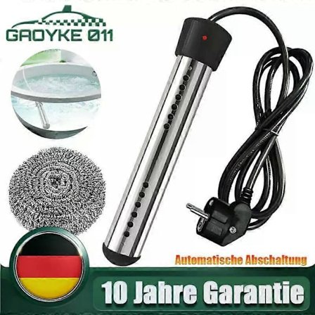 3000W Poolvarmer Nedsænkningsvarmer Elektrisk Badekar Vandvarmer Opvarmning