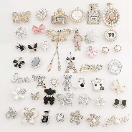 Dame - 20 stk. skosmykker til Crocs, designer Crocs-smykker til jenter/gutter/damer/tenåringer/barn som fest-/påske-/bursdagsgaver, Crocs-pins til 