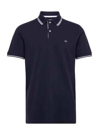 Slh Aze Sport Ss Polo W Polos Short-sleeved Sininen Selected Homme