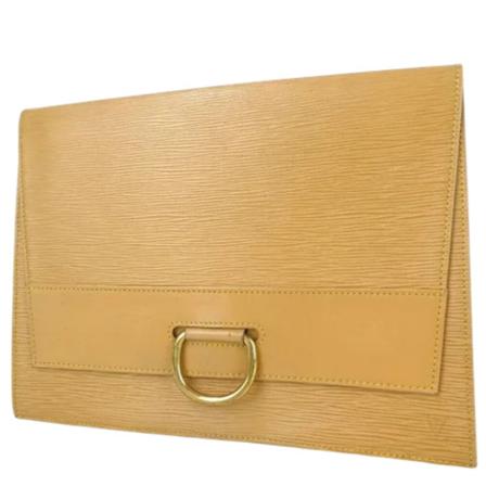 Louis Vuitton Vintage, Pre-owned Leather louis-vuitton-bags Bruin, unisex, Maat:ONE Size