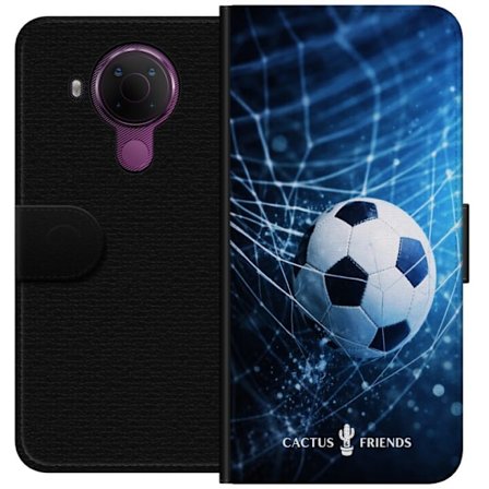 Yhteensopiva Lompakkokotelo Nokia Nokia 5.4 Cactus and Friends – GoalRush