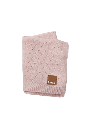 Elodie Details Pointelle Blanket Bädda Unisex Rosa ONESIZE