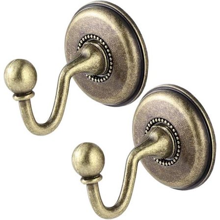 2 stk Vintage Legering Knott Gardin Holdbacks Snøring Krok Dør Vegg Hat Henger Gave