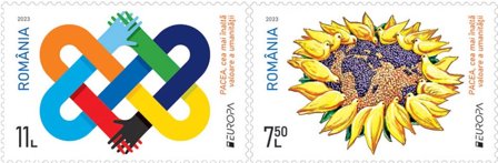 Rumænien - EUROPA 2023 Fred - Postfrisk sæt 2v