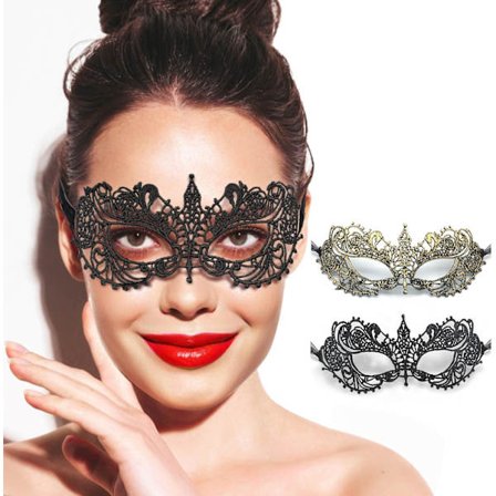 2025 Latest Model Masquerade Mask for Women Venetian Lace Eye Masks for Party Ball Masquerade Costume Mardi Gras Party Supplies