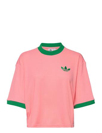 Overszied Tee T-shirt Top Lyserød Adidas Originals