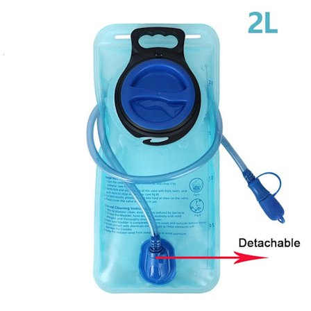 Vattenreservoar Vattenblåsa Hydration Pack Förvaringsväska 1,5L 2L 3L Löpvätskeväst Ryggsäck för Camping Vandring Klättring