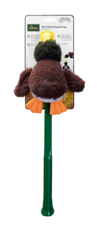 Hunter - Hundeleketøy Flingerz Furry Duck med avskyter - Hund - Hundeleker & spill - Apporteringsleker - ZOO.no
