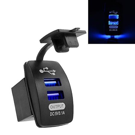 Uttag 3.1a Usb Laddare Uttag Strömadapter Billaddare Universell Bil Vattentät Mobiltelefon Laddare Mobiltelefon Laddare Bil Elektronisk 3.1a U