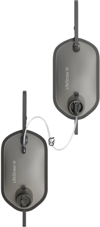 Lifestraw Peak Gravity And Storage Bag 2 x 8L Dark Grey