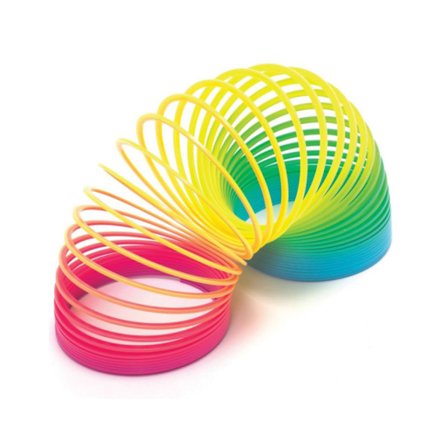 Slinky Spiral Trappefjeder Regnbue Magic Rainbow Spring