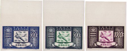 Monaco - YT NDPA42-44 - Utakket - Postfrisk