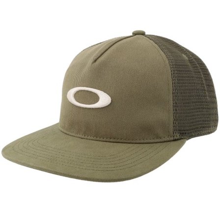 Oakley - Grön trucker Keps - Session Army Green A-Frame Trucker @ Hatstore