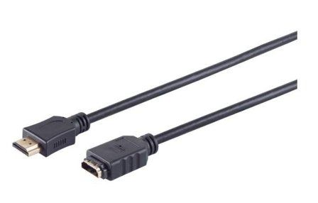 MicroConnect HDMI-forlengelseskabel med Ethernet - 50 cm
