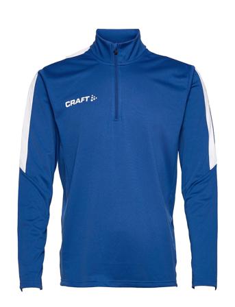 Progress Halfzip Ls Tee M Sweat-shirts & Hoodies Fleeces & Midlayers Blå Craft
