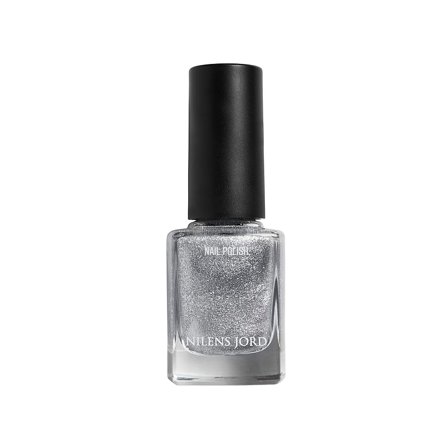 Nilens Jord Nail Polish 7669 Silver Glitter, Makeup, Neglelak, Farvede Lakker