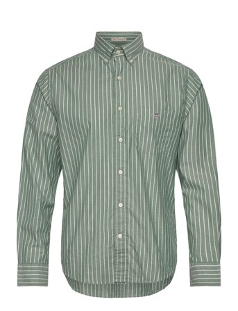 GANT | Reg Brushed Twill Stripe Shirt | S