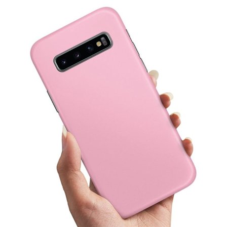 Samsung Galaxy S10 Plus - Skal/Mobilskal Ljusrosa