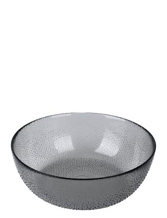 Raw Glass Beads Smoke - Bowl Home Tableware Bowls Serving Bowls Grå Aida