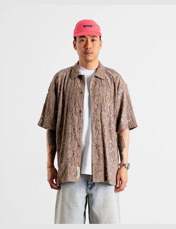 Woodbird Wbbanks Flow Shirt - Brown - L