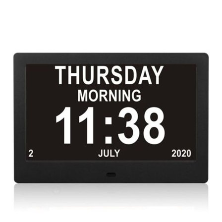 Senior Watch 8 tommer digital kalender og Senior Watch Fotofunktion -