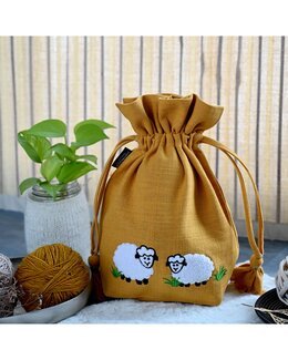 Meadow Projekttasche Süße Senfgelb - Lantern Moon