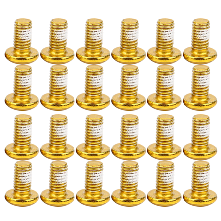 24 kpl ZTTO polkupyörän levyjarruruuveja T25 värikkäitä pultteja M5x10mm/0.4in terästä kulutuskestävyys kulta