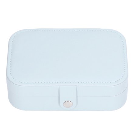 Rejseetui til smykker Stor kapacitet Slidstærkt læder Enkel stil multifunktions rejse smykkeboks til ringe Øreringe