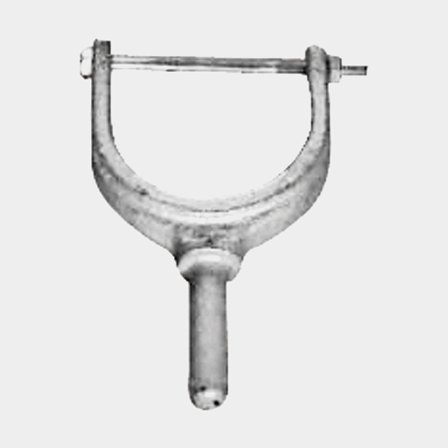 Årtull / årklyka, galvaniserat stål, 57 mm (2 1/4"), med bult, 1 styck