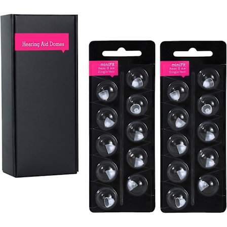Oticon Minifit Single Vent Bass Domes (8mm/2-pack) - Universalersättningar